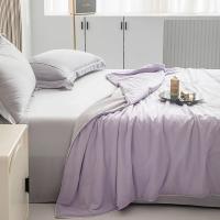 Almohadilla De Aire Para Verano De Seda Helada En Color Puro Manta Fría De Poliéster Suave Y Ligera Tamaño Twin/King - details 20