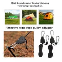 Gancho De Levantamiento De Palanca Para Tenda Accesorio De Tenda De Camping Con Lanyard Ajustable Ratchet Hanger Pulley - details 7