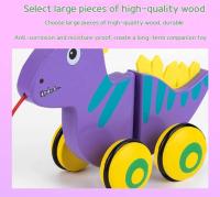 Juguete De Madera Para Bebés Y Niños Pequeños Divertido Croc O Perro Pulle along Tractor Aprendizaje Del Caminar Regalo Para Niños - details 22