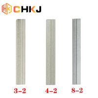 CHKJ Herramienta De Papel Aluminio AB Con Ranura Lado Sin Ranura Lado Herramientas De Locksmith Calidad Superior - details 0