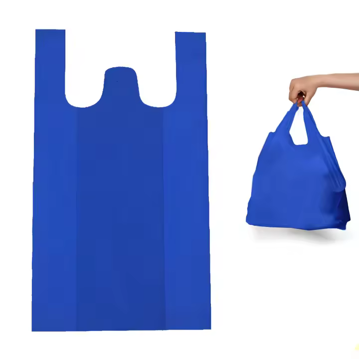 Bolsas Plastico Azules Reciclado | 50 Uds | 42x53cm | Resistentes - 1