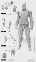Figura De Acción Batman Arkham Knight 10cm Colección De Juguetes Para Niños Y Adultos Modelos Blindados De Juego 7 Estilos - details 14
