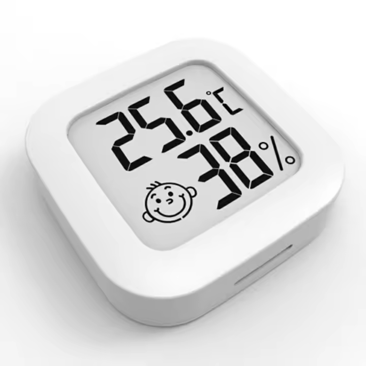 Mini Termómetro-Higrómetro Digital Para Habitación Bebé Frigorífico Y Mascotas Con Cinta Doble Cara Medidor De Humedad Y Temperatura Interior - 1