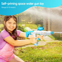 450ml Pistola de Agua Eléctrica Autocebante - 8-10m Alcance, 30 Minutos Continuos + Recarga en 15s, USB Recargable para Niños/Adultos con Batería Incluida - Juguete Piscina Playa Batallas Acuáticas - details 10