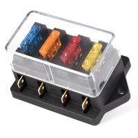 Bloque De Fusibles Estándar ATO De 4 Maneras Para Coche 12V/24V+4 Soporte De Caja De Fusibles Plástico Para Automóviles Y Camiones - details 16