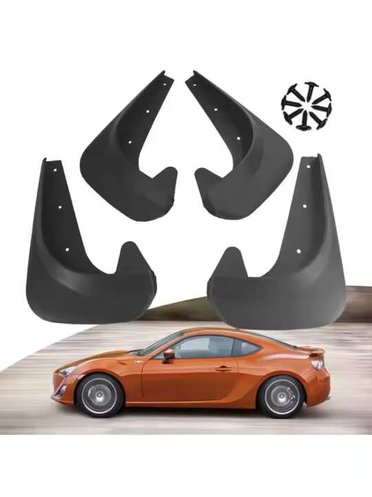 Protector De Barro Universal Para Coche Guardabarros Delantero Y Trasero De PP Suave Accesorios Exteriores De Automóvil Guardabarros - 1