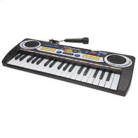 MeMe Music - Teclado electrónico con micrófono,  37 teclas, medidas de 43x16 cm, aprende a tocar el piano, teclado musical para niños, instrumentos musicales infantiles, teclados infantiles, piano iniciación niños, juguetes educativos 3 años - details 0