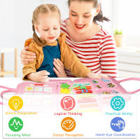 Tablero Ocupado Montessori 7 En 1 Juguete De Aprendizaje De Letras/numeros/ Formas Para Niños Y Niñas De 3 a 6 Años Regalo De Cumpleaños Ideal - details 5