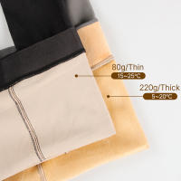 Thermal Tights Para Mujer Calientes Y Transparentes De Cintura Alta Pantimedias De Invierno Translúcidas De Poliéster Y Spandex - details 30