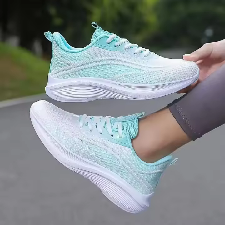 Zapatos De Tenis Casuales Para Mujer Antideslizantes Transpirables De Malla Para Senderismo Y Correr Moda Verano 2024 Pareja - 1