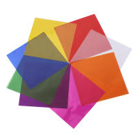 80 Pcs Papel De Embalaje Transparente Coloreado De 19 X 19 Cm Con Cordones Para Regalos Y Dulces Para Fiestas Y Eventos - details 3