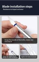 Cuchillo De Grabado De Metal Para Artesanía Y Escultura Herramienta De Corte Preciso Para Papel Y Reparación No Slip DIY Art Hobby - details 8