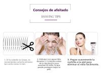 Máquina de afeitar Eléctrica 4 en 1 Para Mujer-Depiladora recargable USB, Diseño Impermeable y Sin Dolor para Axilas, Piernas y Zonas Sensibles - details 10