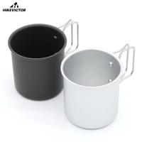 Taza De Café Para Camping Hikevictor 300ML Aluminio Ultraligera Con Manija Plegable Kit De Picnic Al Aire Libre Cocina De Viaje - details 1