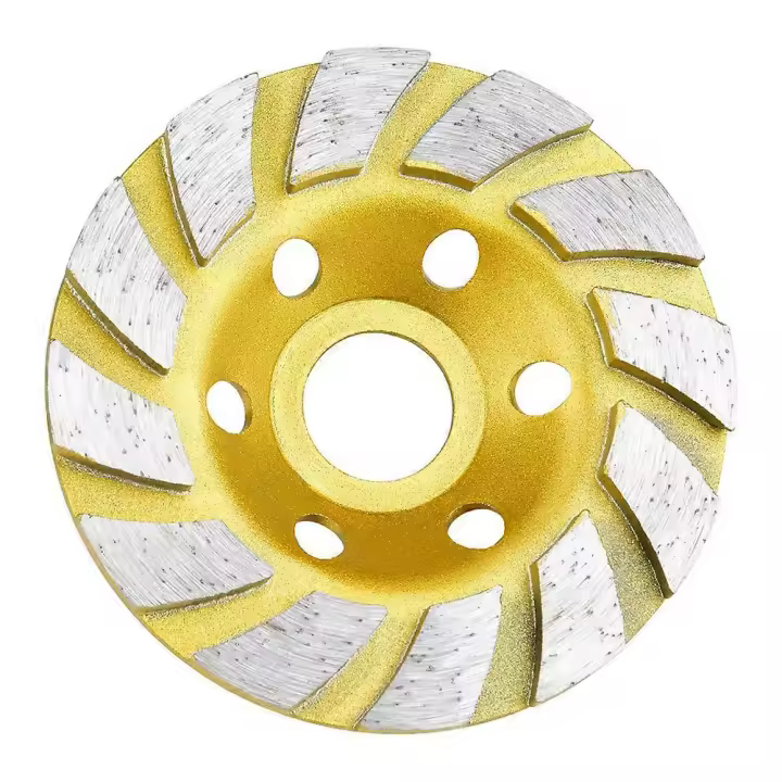 100mm/4in Diamond Grinding Wheel Cup Sanding Disc for Stone Concrete Ceramic Polishing - 1