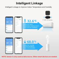 Termómetro Inteligente WiFi Tuya Con Humímetro Para El Hogar Control Remoto Por App Compatible Con Alexa Y Google Home - details 4