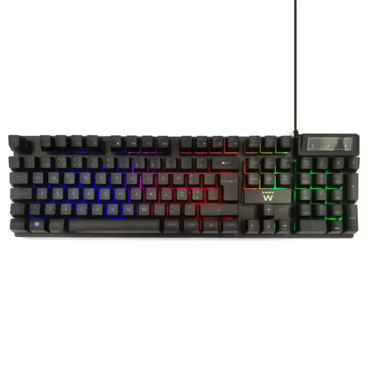 Ewent PL3319 teclado USB QWERTY Portugués Negro - 1