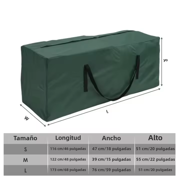 Bolsa De Almacenamiento Grande Impermeable Y Antipolvo Para Cojines Y Cubiertas De Muebles Bolsa De Viaje Para Árbol De Navidad Y Teléfonos Móviles Fabricada En Oxford - 1