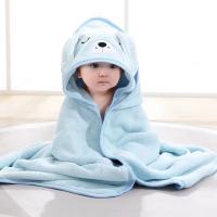Toalla De Baño Para Bebé Suave Cálida Manta De Envolverse Para Niña Y Niño De Coral Poliéster Abrazo Caliente Para Recién Nacidos Y Niños Pequeños Con Gorro - details 4