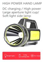 Linterna De Búsqueda LED Potente Recargable Con 2 Modos De Iluminación Torcha Eficiente Para Emergencias Senderismo Camping - details 5