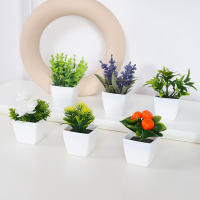 1SET De Plantas Simuladas En Maceta Para Decoración De Oficina Comercial Sala De Estar Estudio Courtyard Decoración Del Hogar Adecuado Para Mesas De Trabajo Y Espacios Comunes - details 4