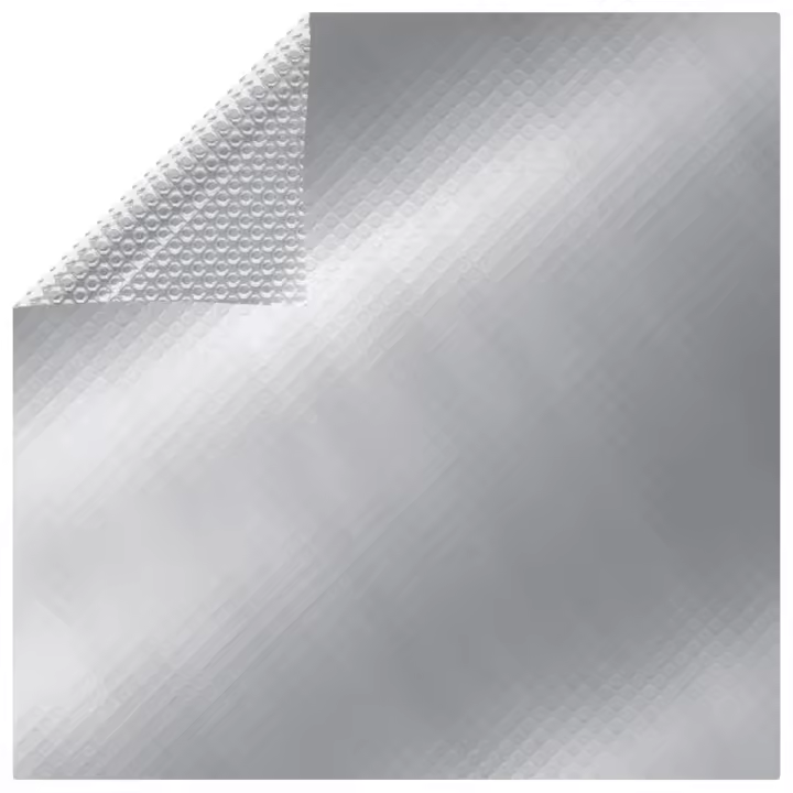 vidaXL Cubierta de Piscina PE Plateado Solor Tapa Toldo Desmontable Dimensiones 260 x 160 cm,  300 x 200 cm,  400 x 200 cm y mas - 1