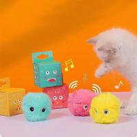 Juguetes Para Gatos Bolas Sonoras De Relleno EVA Peluche Suave Con Sonidos De Sapos Pájaros Y Grillas Accesorios Para Mascotas - details 1