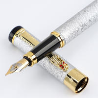 Pluma De Tinta Metálica Para Escritura Diaria 0.5mm Tamaño Medio Punto De Tinta De Iraurita Ideal Para Estudiantes Y Oficina Unisex - details 3