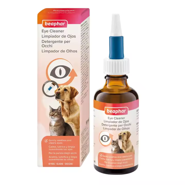 beaphar limpiador de ojos perro y gato 50ml - 1