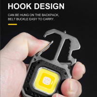 Linterna LED Portátil Mini Recargable Para Exteriores Con Lámpara De Trabajo COB Iluminación Para Camping Pesca Emergencia Seguridad - details 3