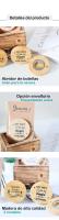 Pack de 9 a 36 unidades de Abridor de madera con frases, abridor de botellas, Imán para la nevera, Frases de comunión, madera de alta calidad, detalles para invitados de comunión, No personalizable, regalos para invitados de comunión, Regalantes.com - details 2