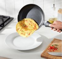 MAGEFESA -Sartenes de cocina, sartén disponible en varias medidas 18, 20, 22, 24, 26, 28 y 30cm, acero vitrificado exterior, rojo& K2 Gransasso de Acero vitrificado, Gas, Electrico, Inducción, Vitroceramica. Apto para lavavajillas - details 2