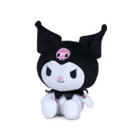 KUROMI PELUCHE SOFT 25CM HELLO KITTY ,COLOR NEGRO CON BLANCO,REGALO ,CUMPLEANO,COLECIONISTA - details 0