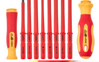 Juego De Destornilladores Interchangeables VDE Aislados Con Estuche Magnético 500V Para Electricistas Uso Doméstico Y Profesional 10 Piezas - details 2