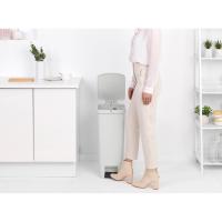 BRABANTIA Pedal Bin StepUp 40 L Light Grey - details 0
