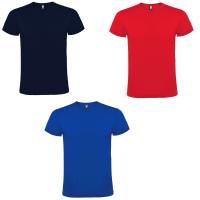 ROLY camisetas básicas de algodón, Tallas S-XXL,Unisex, Gramaje 150g/m2, Cuello redondo y Manga corta tubular | - details 3