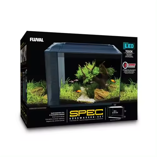 Fluval Spec Nano Acuario Negro, 60L - 1