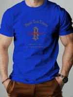 Camiseta De Algodón Para Hombre Con Diseño Gráfico Y Frase Popular Camiseta De Verano Con Cuello Redondo Y Mangas Cortas Transpirable Y Ligera Para Uso Casual Diario - details 9