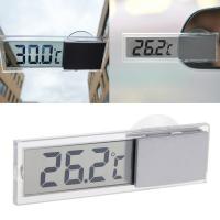 Sensor De Temperatura Digital LCD Para Coche Y Camión Clima Interior Exterior Horómetro Adhesivo En Ventanas De Automóvil - details 1