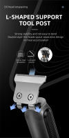 Cortador De Pelo Kemei 10W Para Hombres Trimmer De Barba Corte Profesional Con Cuchilla T Blada De Acero Inoxidable Sin Cable - details 7