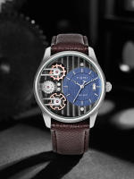 Reloj De Cuarzo Para Hombre TOMI Con Correa Desmontable Estilo Negocios Y Sencillo Caja De Regalo De Fiestas Material De Pulsera PU Calendario Completo Resistente Al Agua - details 20