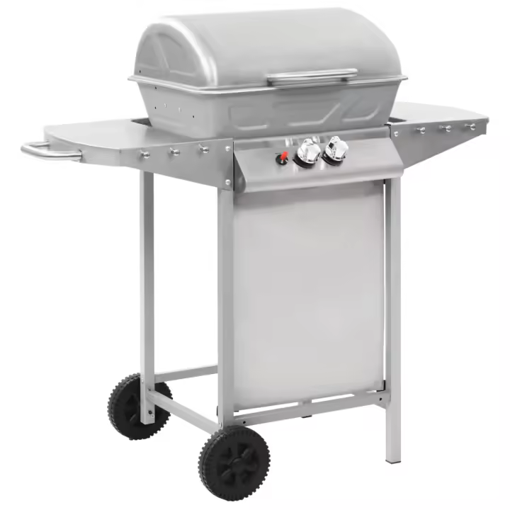 Barbacoa de gas con Parrilla 2 Cocina de Plata de Maple - 1