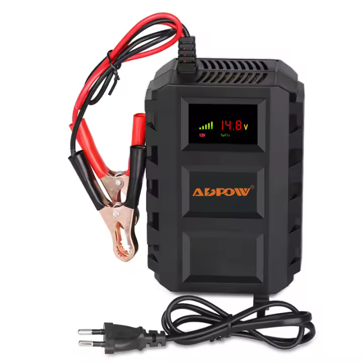 Cargador De Batería De Coche Inteligente 12V 20A Con Pantalla LED 110-240V Cargador De Batería De Vehículo - 1