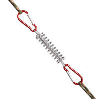 1-10Pcs/set Hebilla De Ropa De Viento De Acero Para Tienda De Campaña Con Gancho Fijo Y Clip De Karabiner Tensionador De Sombra Accesorios De Camping - details 8