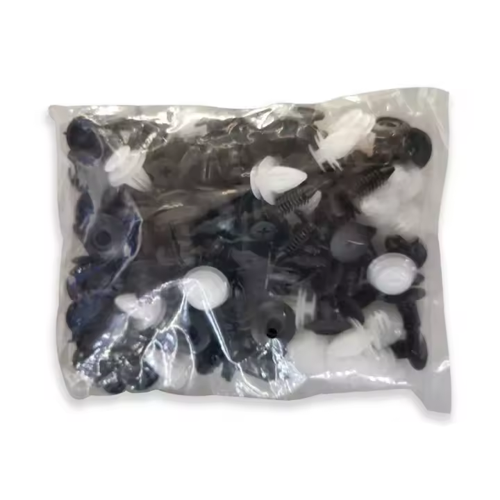 100pcs Clip De Automóvil Punzón De Parachoques Empuñadura De Tornillo Para Panel De Puerta Y Bumper Empaquetado En Caja/ Bolsa - 1