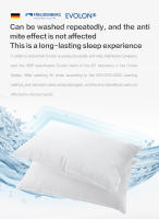 Almohada De Microfibra Suave Y Cómoda Evolon 100% Anti-Polvo Para Dormitorio Uso En Cama Estilo De Hotel 5 Estrellas Color Sólido - details 4