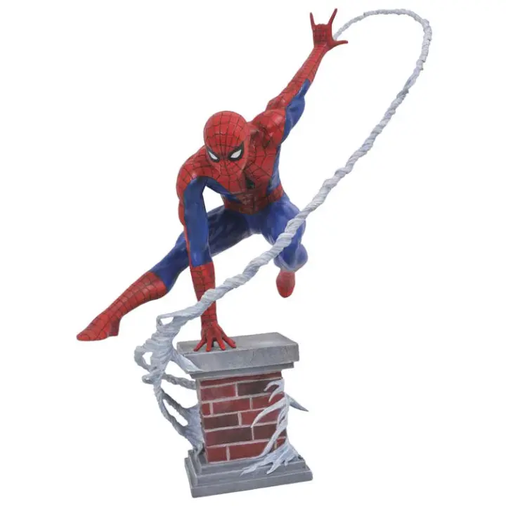 Estatua resina Spiderman Marvel 30cmFigura  Coleccionable - Idea de Regalo- Mercancia Oficial - Juguetes para Niños y Adultos - Movies Fans - Muñeco para Coleccionistas y Exposición - 1