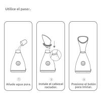 Nano Ionic Steamer Facial Profundo Limpieza Hidratante Cuidado De La Piel Con Sprayer Caliente Fría Mascarilla De Spa Sauna - details 7