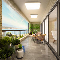 Lámpara de Techo con Sensor de Movimiento, 15W 1500LM Plafón LED de Techo con Control Remoto, Impermeable IP44 Lámpara de Baño, Luz de Sensor para Garaje, Bodega, Almacén Blanco Neutro 4000K [Clase de eficiencia energética A+] - details 4