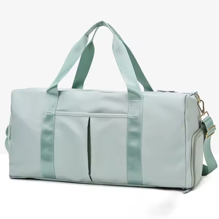 Bolsa de viaje de corta distancia de gran capacidad, impermeable, para deportes húmedos y secos, para yoga, bolso de hombro para fitness - 1